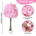 thumbnail image 2 of QinaQin Árbol artificial de cerezo rosa con tronco natural, disponible en 5 o 6 pies, ideal para decoración interior o exterior en hogar y oficina, 2 of 8