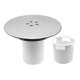 thumbnail image 1 of Shower Trap Cover, Shower Plug Hole Cover 90mm/115mm Plug Drain Replacement Hole Chrome Plated, 1 of 5