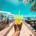 thumbnail image 6 of PMU Hawaiian Luau Party Pineapple Sipper Party Decoration and Tableware Accessory (6/pkg) Pkg/1, 6 of 6