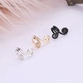 thumbnail image 3 of Women Clip Earrings Ears Ornament Jewelry Decorations Simple Style Chic Non-piercing Earring Pendant Fashion Decor Accessory Golden, 3 of 6