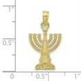 thumbnail image 3 of FJC Finejewelers 10k Yellow Gold Menorah Charm, 3 of 6