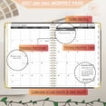 thumbnail image 2 of CTCMSP 2027 Planner Weekly Monthly Planner Calendar Notebook(Jan-Dec.2027,6.3"x8.5")Hardcover Daily Agenda Planner 2027 for Office,Home,Schedule,Academic Supplies, 2 of 7