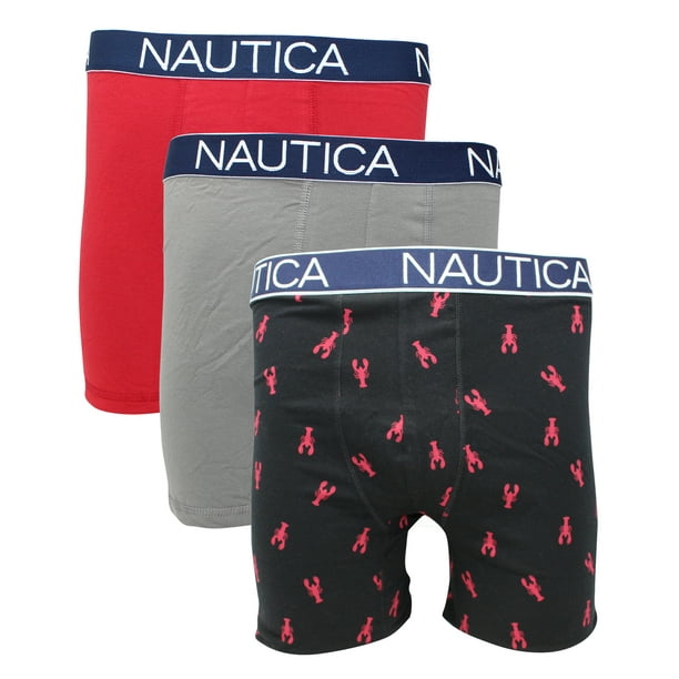 Nautica - Nautica Men's 3-Pack Classic Underwear Cotton Stretch Boxer ...