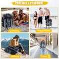 thumbnail image 7 of HOMEYA 40 Cans Large Capacity Insulated Cooler Backpack Leak Proof Thermal Bag for Picnic Beach BBQ, Gray, 7 of 7