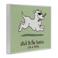 thumbnail image 3 of Stupell Industries Contemporary Stick To Basics Dog White Framed Giclee Art, 30 x 24, by LIR, 3 of 8
