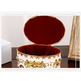 thumbnail image 6 of European Style Vintage Jewelry Box High End Treasure Case Retro Keepsake Box Oval 10cmx7cmx5.5cm, 6 of 8