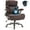 Brown, variant on WOSDOM Big and Tall Office Chair 700lbs, Large High Back Executive Chair with Extra Wide Seat, Heavy Duty Rocking Computer Chair, 3D Flip Arms, Adjustable Lumbar Support, Brown