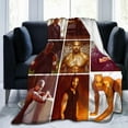 thumbnail image 2 of Blanket Shemar Actor Moore Throw Flannel Blankets Warm Soft Cozy Fuzzy Blanket for Bed Sofa Couch Camping Travel Gift Blankets for All Seasons 40"x30", 2 of 6