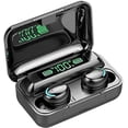 thumbnail image 1 of Auriculares inalámbricos, Auriculares Bluetooth 5.0, Auriculares Deportivos con Estuche de Carga de batería Auriculares Impermeables Micrófono con cancelación de Ruido, 1 of 5