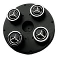 thumbnail image 4 of Tapas para válvula de neumáticos Mercedes Benz B66472002 juego de 4 negras, 4 of 5