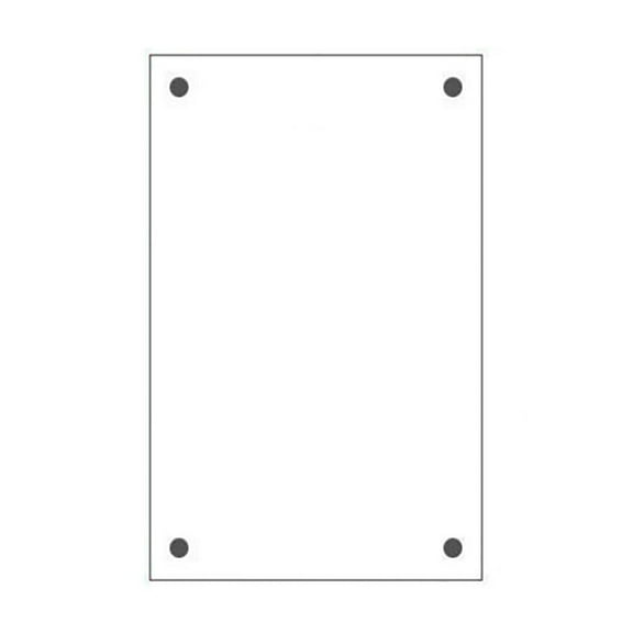 JoyMoreHome Acrylic Fridge Magnet Frames, Double Sided Photo Refrigerator Magnetic Photo Frame, Clear Picture Display Frame