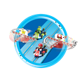 thumbnail image 2 of Carrera FIRST Mario Kart Beginner Battery Operated Slot Car Race Track Set featuring Mario versus Yoshi, 2 of 7