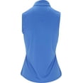 thumbnail image 2 of Greg Norman ML75 Microlux Pearl Studded Sleeveless Aegean Blue Shirt Women XL, 2 of 3