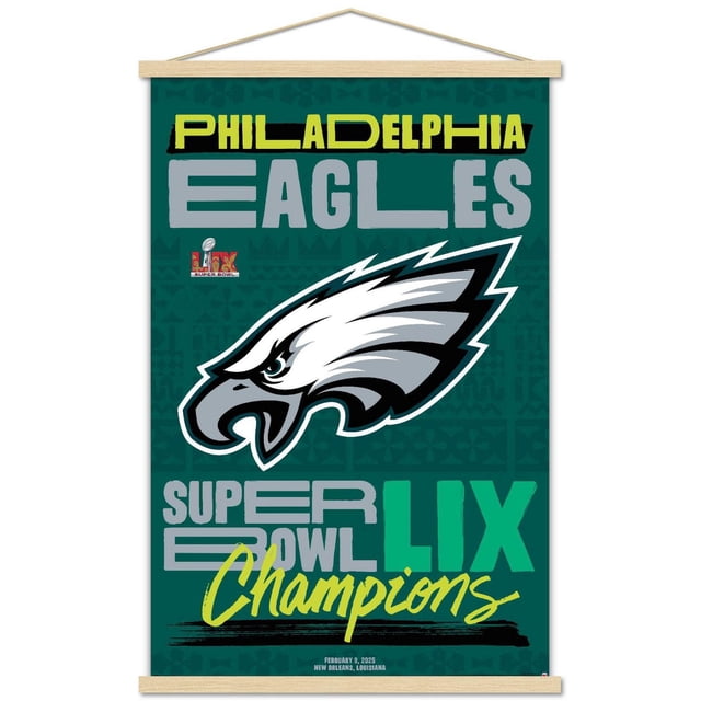 Logo de l'équipe NFL Philadelphia Eagles - Super Bowl LIX