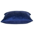 thumbnail image 6 of Parkland Collection Iphis Transitional Quilted Blue Throw Pillow, 6 of 7