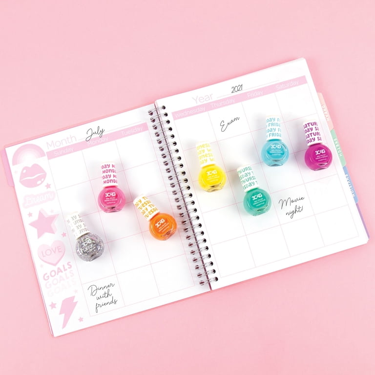 3C4G: Rainbow Days Of The Week Nail Polish Set - 7 Bottles, Make