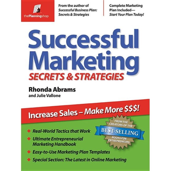 Pre-Owned Successful Marketing: Secrets & Strategies (Paperback) 1933895055 9781933895055