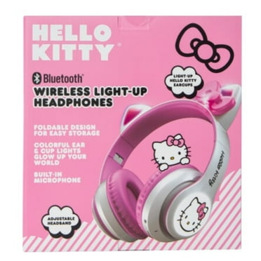 Hello Kitty Bluetooth Wireless Light-Up Headphones