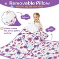 thumbnail image 3 of Pioneer Flower Floral Print Pattern Toddler Nap Mats for Kids Preschool,Sleeping Mat Bag or Kids,Toddler Sleeping Bag,Toddler Nap Mat or Daycare, 3 of 6
