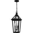thumbnail image 4 of Boulevard 3-Light Matte Black Outdoor Hanging Lantern, 4 of 6