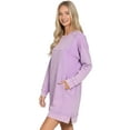 thumbnail image 2 of Zenana French Terry Acid Washed Dress with Pockets, 2 of 3