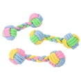 thumbnail image 2 of SPRING PARK New Dog Puppy Pet Cotton Chew Tug Knot Braided Bone Rope Bone Doggie Playing Toy, 2 of 7