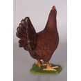 thumbnail image 6 of Red Chicken Life Size Statue, 6 of 8