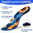 thumbnail image 2 of Plantar Fasciitis Insoles for Men Women,Arch Support Inserts for Plantar Fasciitis Relief,Flat Feet Insoles,Foot Pain Relief,Comfort Shoe Insoles for Standing All Day,Hiking, 2 of 7