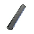 thumbnail image 1 of Methold Altavoz de subwoofer compacto negro: amplifica poderosamente el audio de los altavoces de la computadora Efecto de iluminación Cables de audio/vídeo Versión mejorada Bluetooth+cableado, 1 of 6