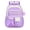 Purple, variant on Cute Bow Decor Bookbag, Large Capacity Multi-Pocket Casual Daypack, Backpack with Fluffy Plush Pom Pom Charm, Durable Lightweight Bag with Reinforced Zippers for Daily Use and Trip, Purple
