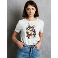 thumbnail image 2 of Pastell Colorful And Happy Husky T-Shirt Women -Weekday Best Designs, Female Large, 2 of 4