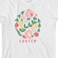 thumbnail image 2 of Dear Spring Easter Flourish and Flowers Youth Girl's White Short Sleeve Crew Neck Tee-XS, 2 of 4