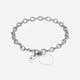 thumbnail image 5 of Pulsera de acero inoxidable con 26 letras y dije de luna y corazón, ideal como regalo para hombres y mujeres (alfabeto S), 5 of 7