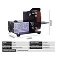 thumbnail image 6 of Mini Electric Belt Sander DIY Polishing Grinding Machine Cutter Edges Sharpener Multifunctional Grinder With Belt ,Low Vibration, 6 of 7