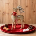 thumbnail image 5 of HCTSHG Lighted Christmas Deer Family Set Outdoor Yard Reindeer Holiday Decoration,Christmas Reindeer Figures Glitter Christmas Deer Ornament Family Holiday Decoration Window Display Scene Matching, 5 of 9