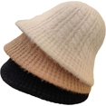 thumbnail image 2 of CoCopeaunts Bucket Hats for Women Knitted Twist Stretchy Basin Hat Fashion Accessories Fisherman Hat Winter Warm Sport Leisure, 2 of 8