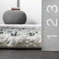 thumbnail image 4 of nuLOOM Vasiliki Moroccan Shag Tasseled Area Rug, 8' x 11', Off-White, 4 of 9