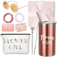 thumbnail image 1 of Set de Regalos para Niña de las Flores - Serie 9 Pzs con Vaso Térmico Rosa, 1 of 7