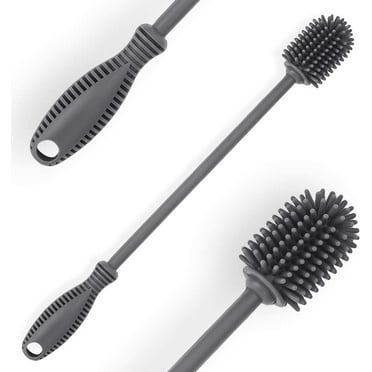 acdanc Silicone Bottle Cleaning Brush, BPA Free & Odor Resistant, Multicolor