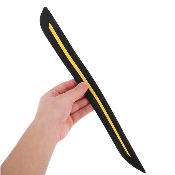 PENIKOKO 1 Pair Yellow Anti-Scratch Bumper Strips for Cars, PP Material Vehicle Guard