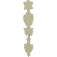 thumbnail image 4 of Ekena Millwork 3 7/8"W x 19 1/4"H x 1 1/4"P Hillsborough Flower Drop Onlay, 4 of 6