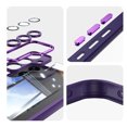 thumbnail image 7 of Decase Shockproof Soft Cover for Samsung Galaxy S25,Transparent TPU+PC Acrylic Protective Military Grade Armor Heavy Duty Protection Phone Back Case for Samsung Galaxy S25,Darkpurple, 7 of 7