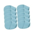 thumbnail image 2 of Funda protectora de cuero PU Zulema para cabeza de palo de Golf 10 piezas Azul claro, 2 of 8