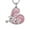 Pink, variant on Love Heart Cremation Jewelry for Ashes Urn Necklace Lockets for Human Ashes Pet Ashes Holder