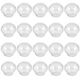 thumbnail image 5 of 1 Ensemble 20 Pcs Gobelets Ronds en Plastique Jetables pour Gâteau Pudding avec Couvercles (Transparent), 5 of 5