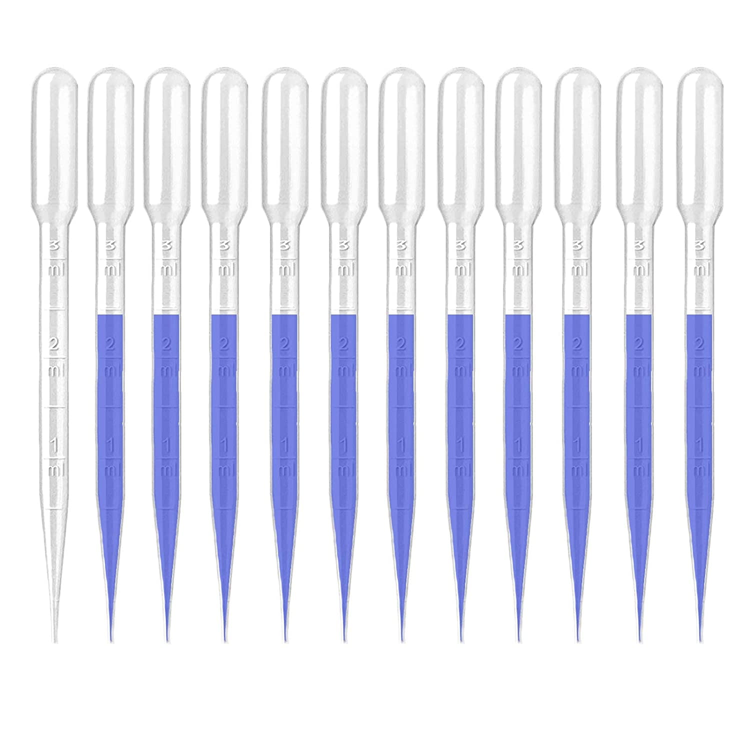 3ml Pipettes Plastic Transfer Pipettes Eye Dropper, Essential Oils Pipettes Dropper Makeup Tool