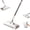 33.5 inch, variant on 2026 New Hands Free Multi Purpose Flat Mop, One Click Clamp Mop with 360° Swivel Head for Bathroom Kitchen Floor Corners