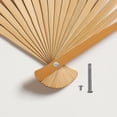 thumbnail image 2 of Shisuyan 10 Sets Folding Hand Fan Rivet Nail And Nut Repair Kit Handheld Fans Shaft Replacement Fastener Silver, 2 of 9