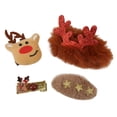 thumbnail image 3 of Pinzas para El Pelo De Navidad, Bonitos Colores Brillantes, Sombrero De árbol De Navidad, Horquillas con Lazo para Regalos, Decoración De Fiesta, 4 Uds., 3 of 5