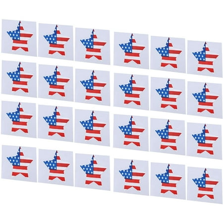 12 Pairs Disposable Nipple Stickers American Flag Strip Star Lingerie